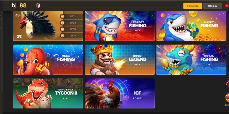 Trải nghiệm kho game cực đỉnh tại nhà cái BJ88